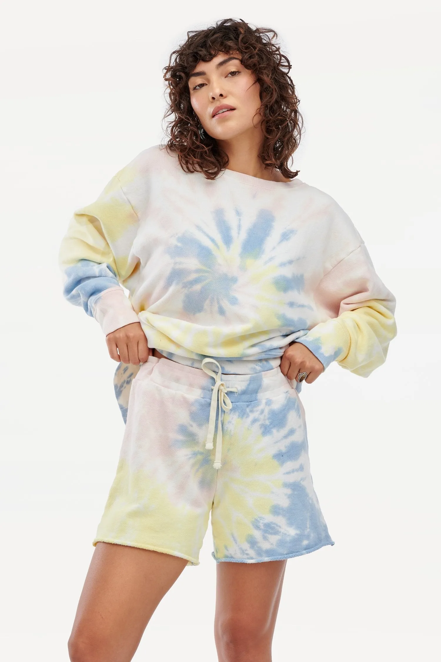 SLATER SWEATSHORT - ZIGGY TIE DYE