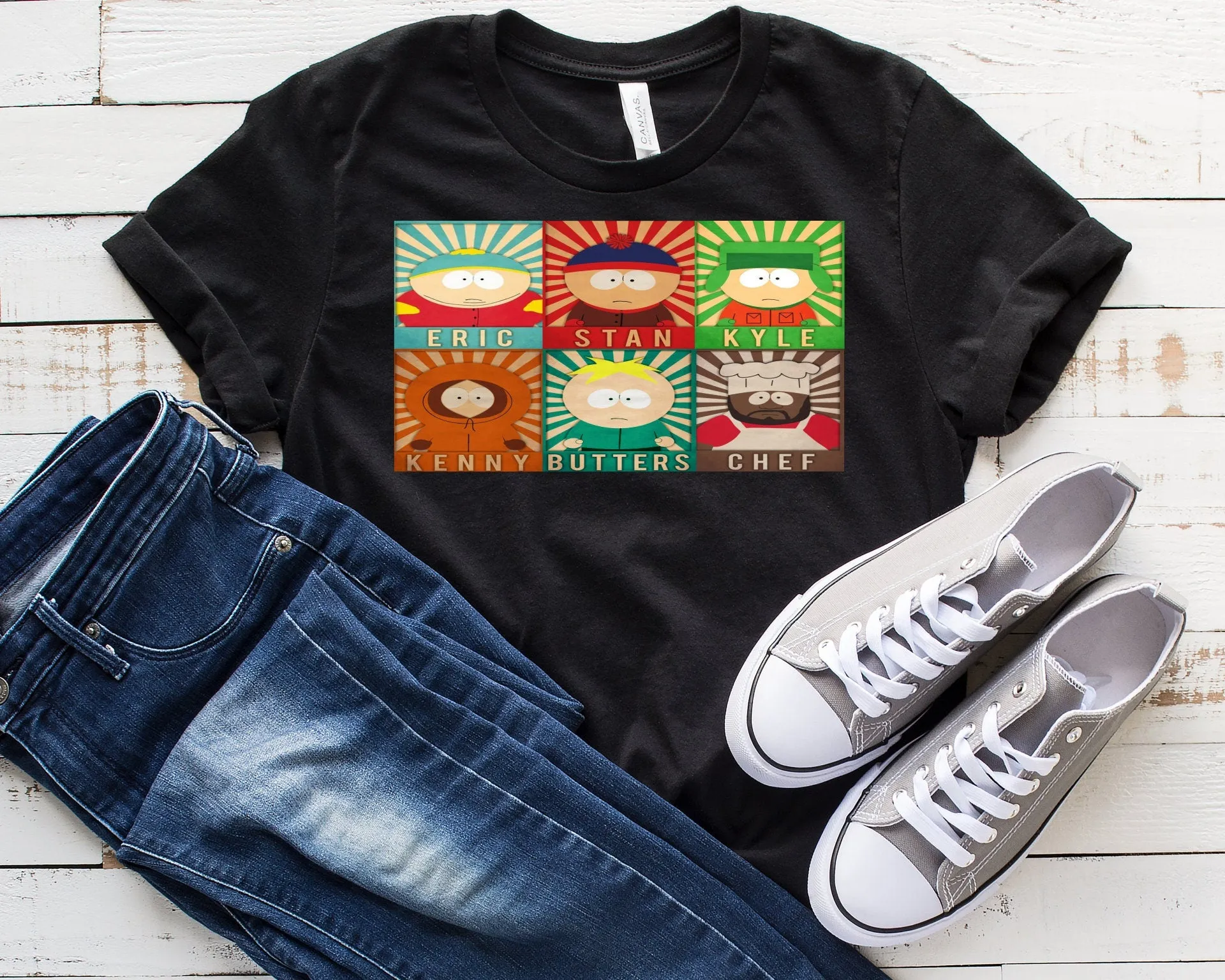 southpark name card collection ,southpark t shirt