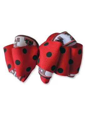 Texas Tech Red Raiders Double T Polka Dot Loop Bow