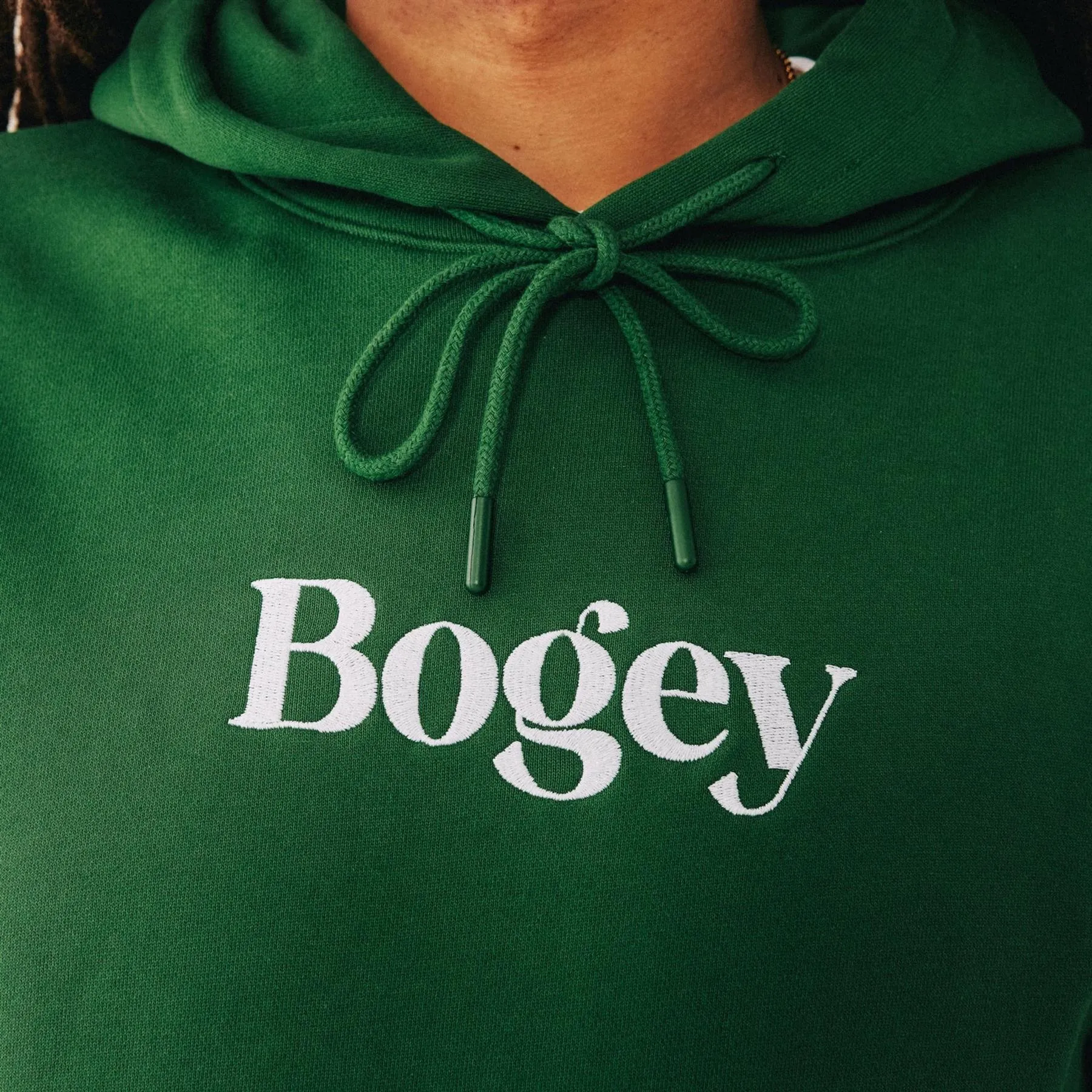 The Bogey Hoodie Pine Green - SU24