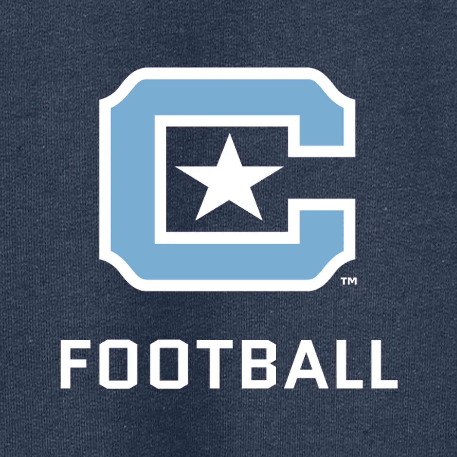 The Citadel Block C Star logo, Sports - Football,  Heavy Blend™ Hooded Unisex Sweatshirt