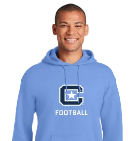 The Citadel Block C Star logo, Sports - Football,  Heavy Blend™ Hooded Unisex Sweatshirt