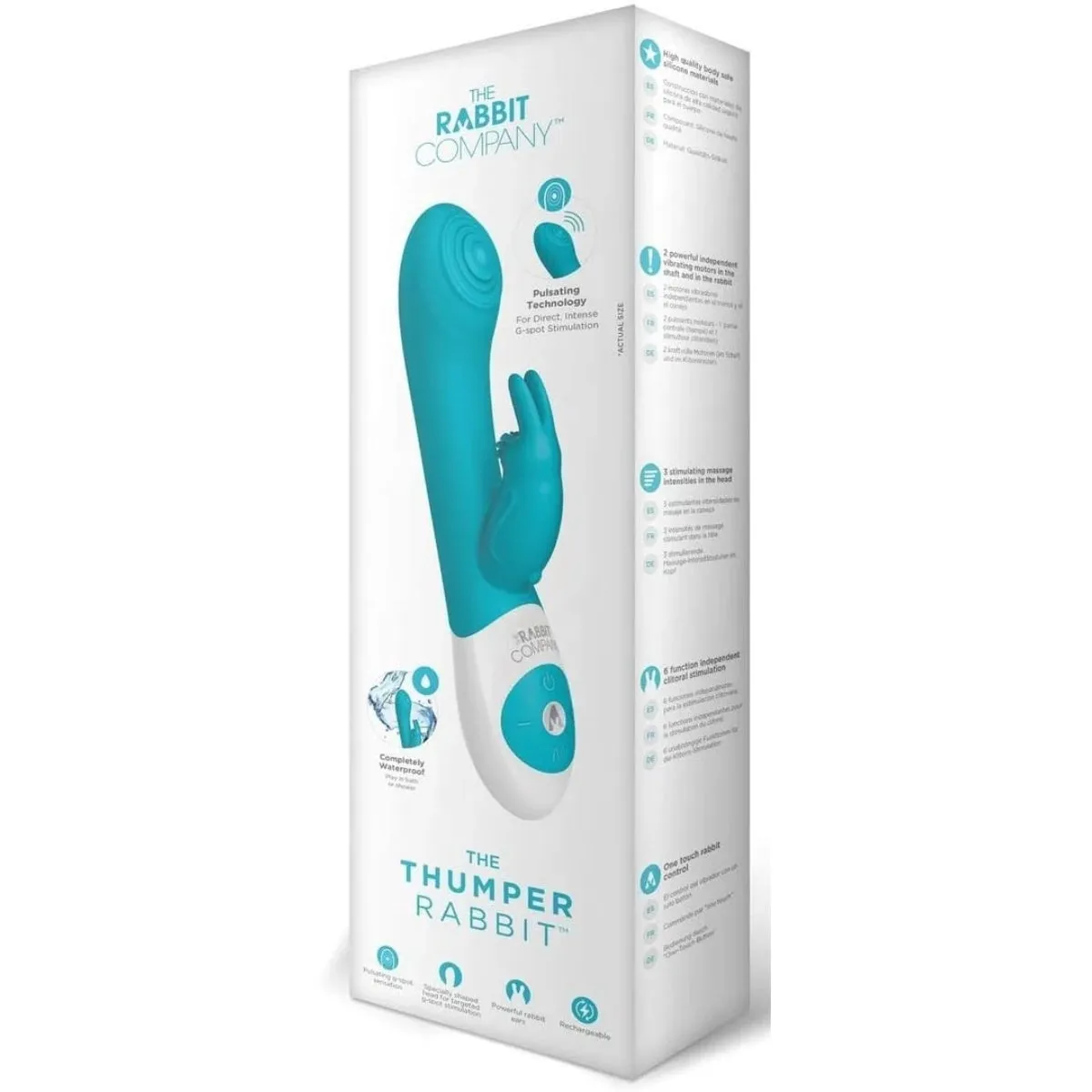 The Rabbit Company The Thumper Rabbit Vibrator Blue