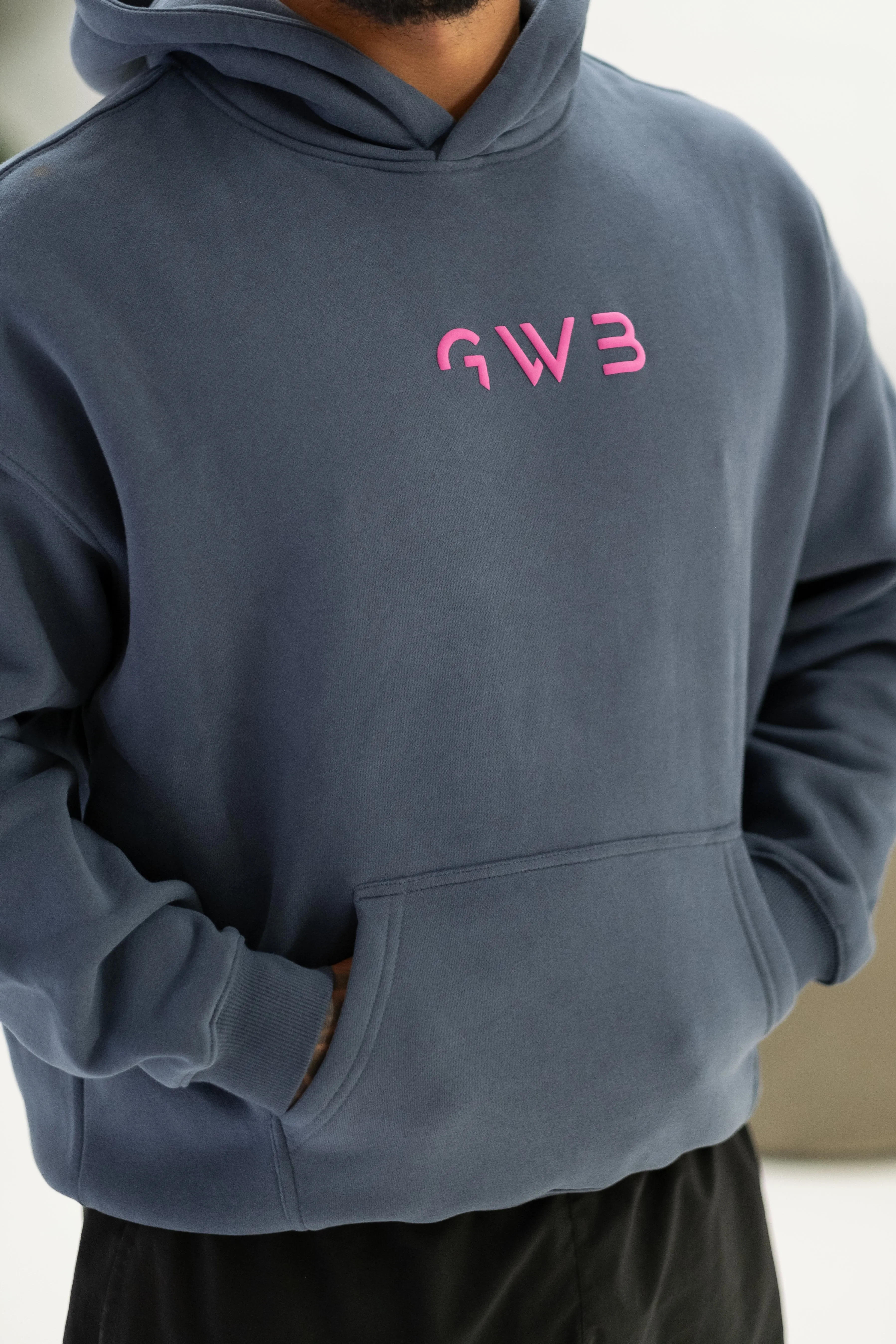 Unisex GWB Hoodie in Blue Grey