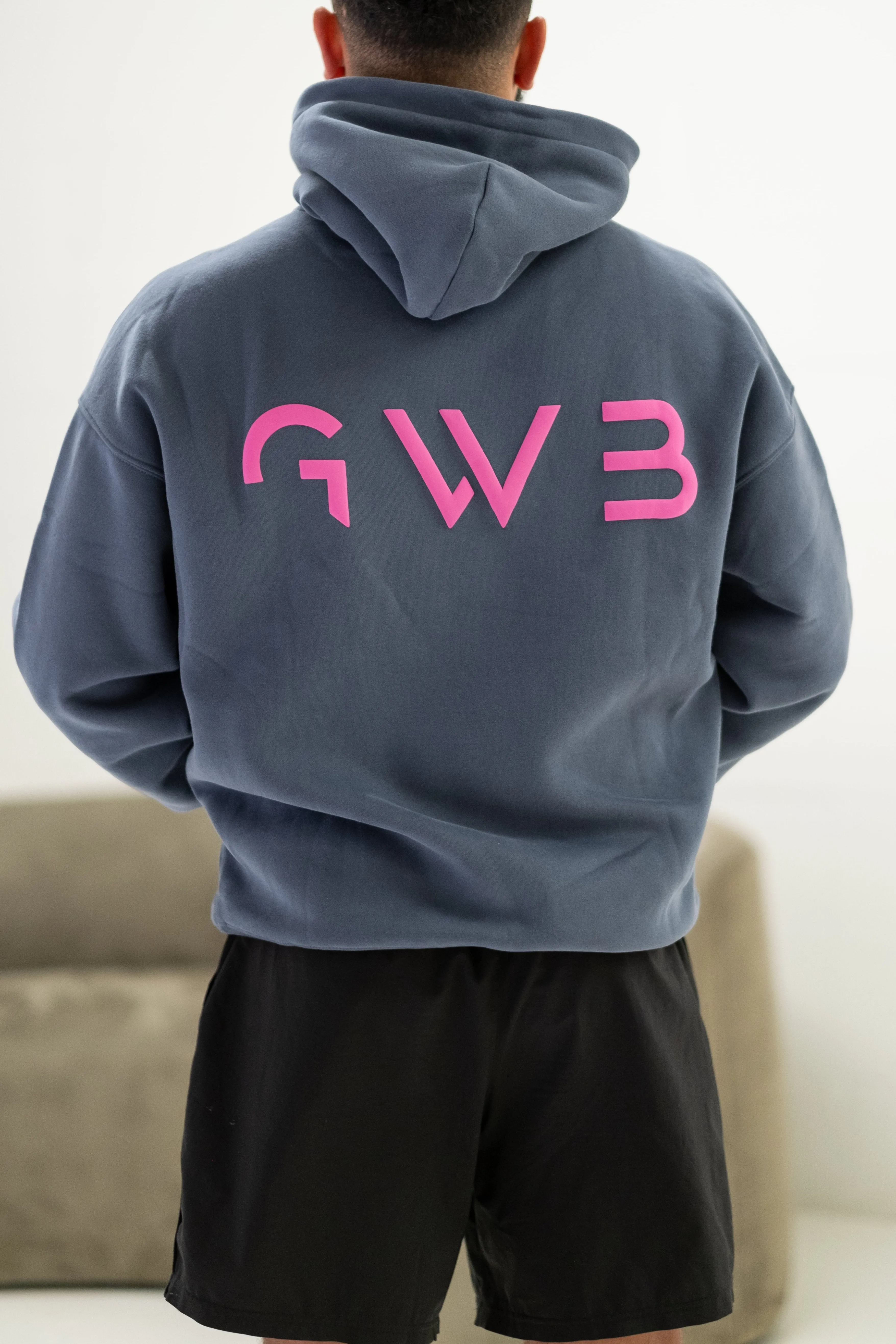 Unisex GWB Hoodie in Blue Grey