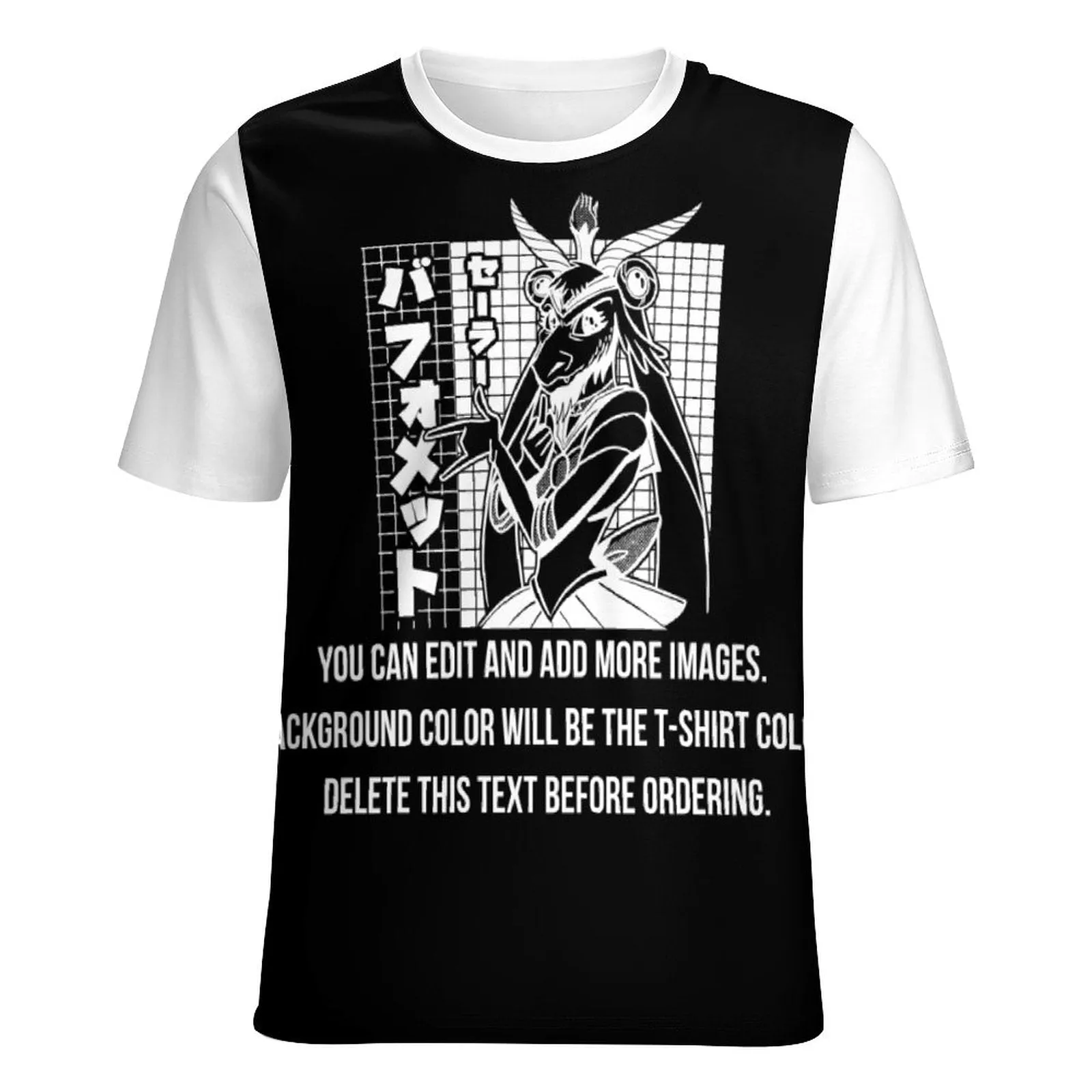 White Sailor Baphomet-Customize this Design T-Shirt-S to 6XL