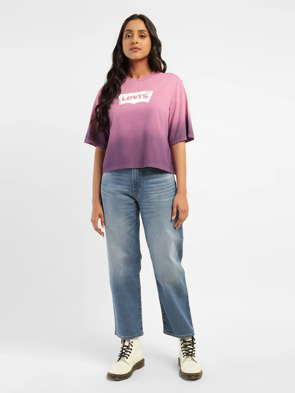 Women's Ombre Loose Fit T-shirt