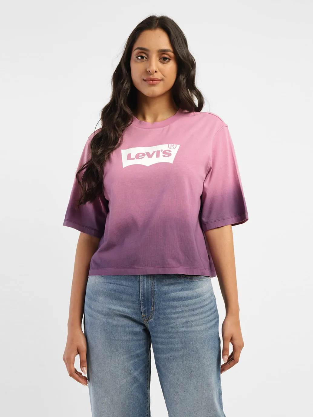 Women's Ombre Loose Fit T-shirt